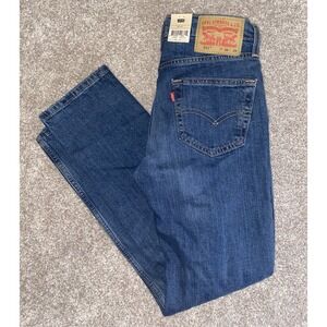 Levi's 511 Slim Fit Stretch Jeans Blue Denim Mens 28x29 Western Work Casual Camo